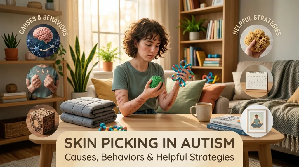 Skin Picking in Autism: Causes, Behaviors & Helpful Strategies